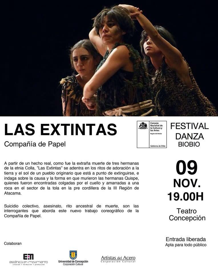 reddanza's tweet image. Hoy. Imperdible función de cierre del #FestivalDanzaBiobio. Te esperamos! @corcudec @Cultura_Biobio @redculturacl