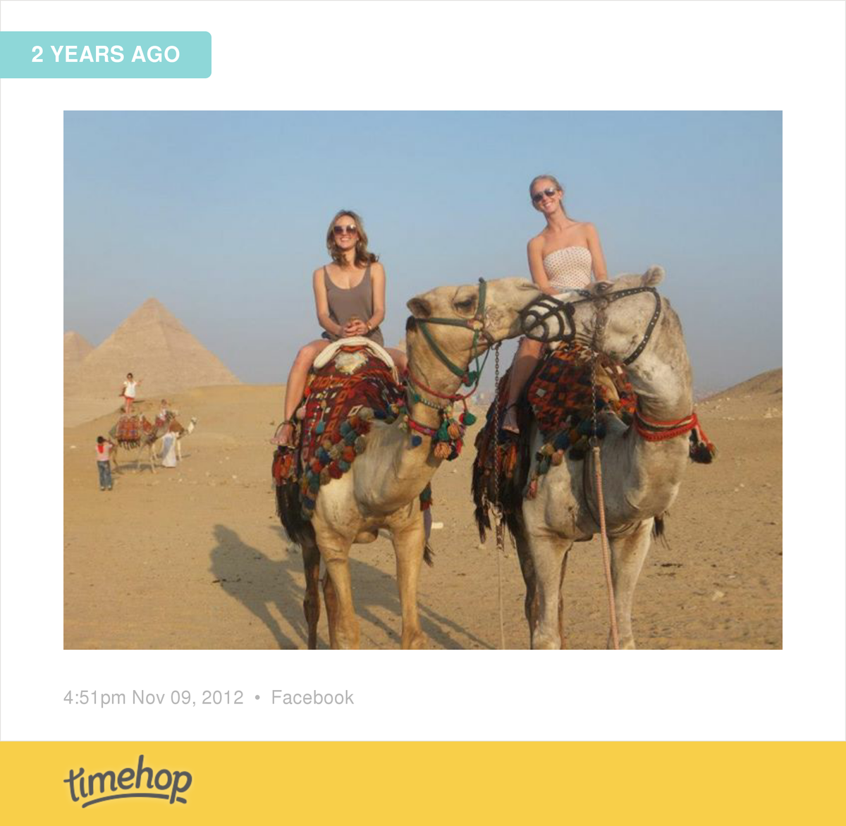Laurabooth10's tweet photo. Nothing like a stroll on a camel !  http://t.co/pHLc5RlwN3 http://t.co/yPq1sN9yCp