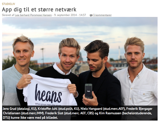 Heapsapp's tweet photo. Copenhagen Business School was where it all started #heapsapp #heapsdate #party #heaps http://t.co/pK2KJYbgHr http://t.co/hcPxCMt0ud