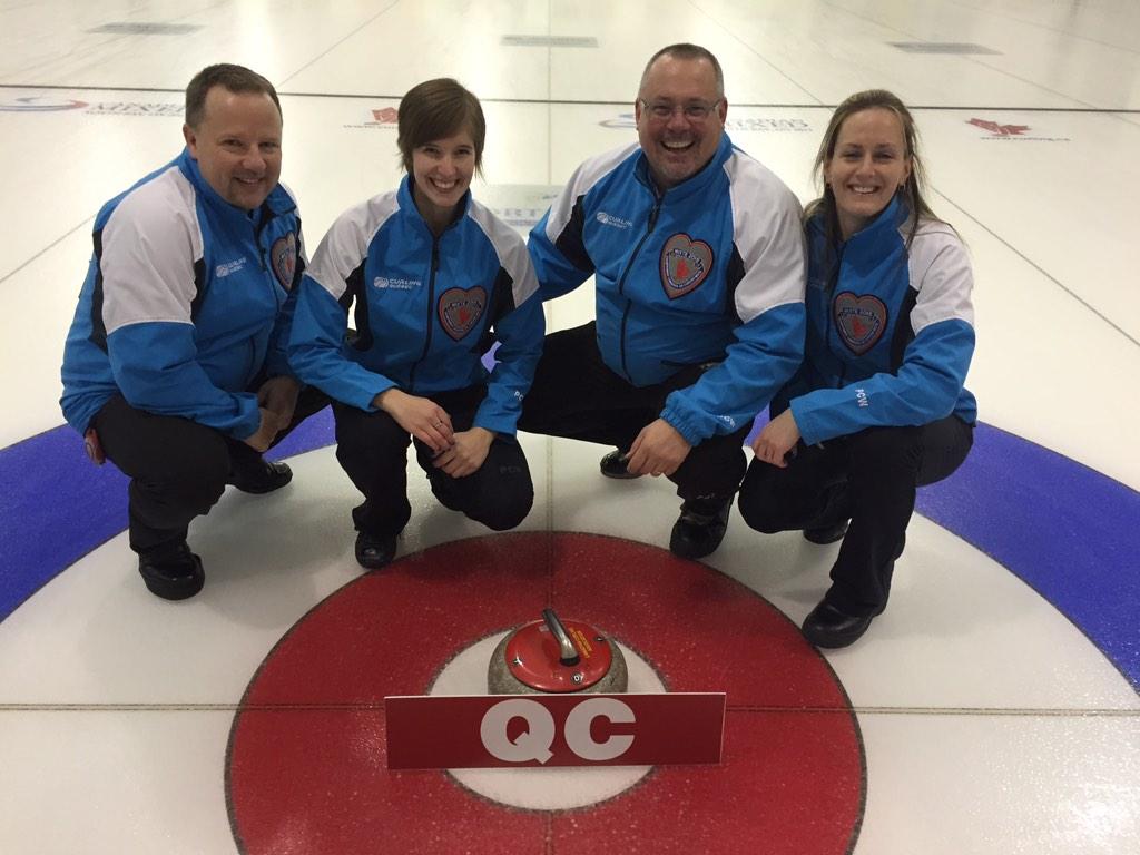 Massoameblais's tweet image. Team Qc is ready to rock at the #CanadianMixed