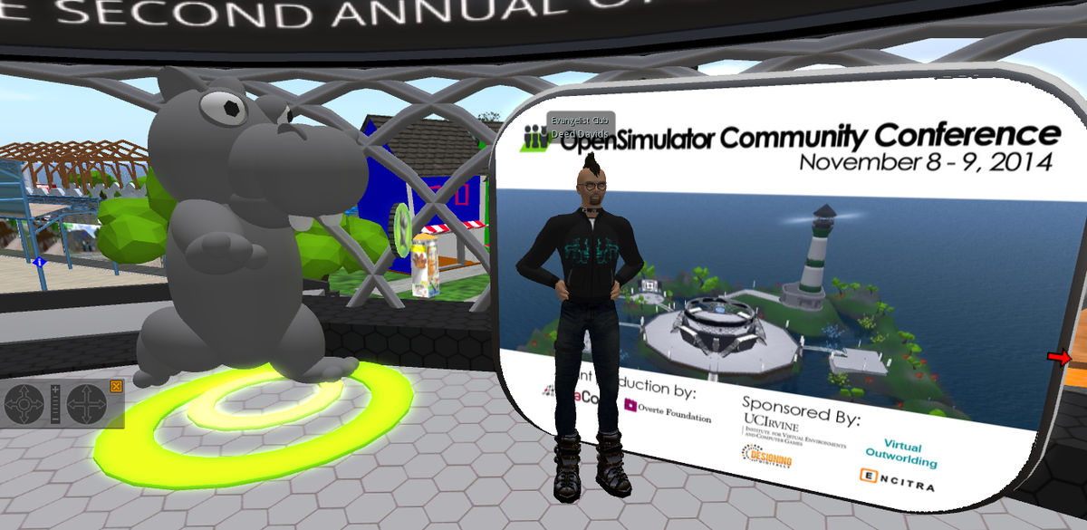 dwdeeds's tweet photo. #OSCC14 #opensimcc #oscc #opensim OpenSimulator Community Conference, Expo Zones! #virtualworlds #edtech #iste #aace http://t.co/kPhdKWbBhn