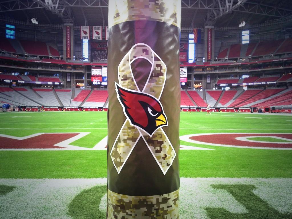 AZCardinals's tweet image. #SaluteToService
