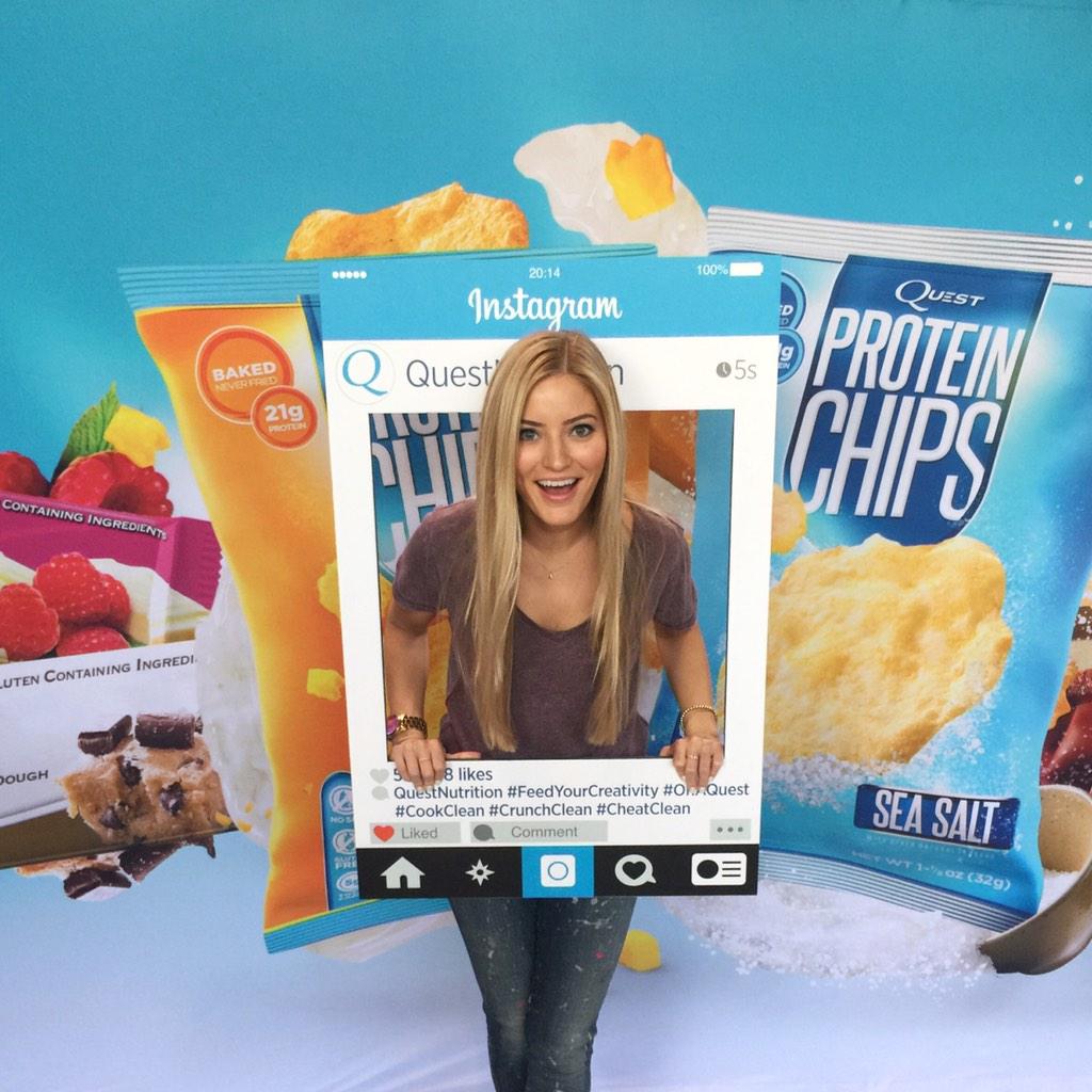 ijustine's tweet image. At the @QuestNutrition party! Snacks on snacks on snacks on snacks #cookclean