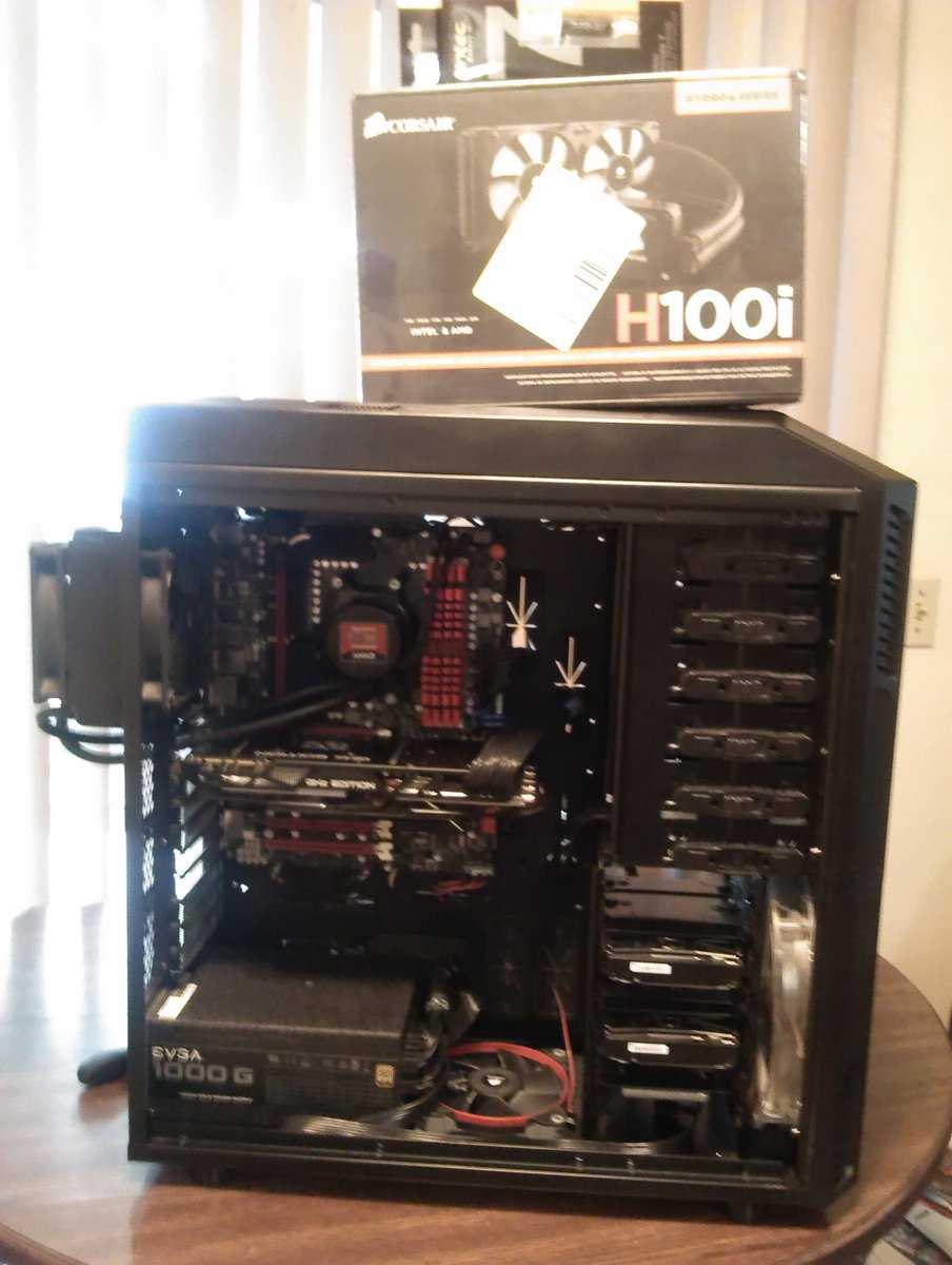 shaneclipse97's tweet image. Sunday funday... Hope this tames this beast #liquidcooled #sundaytech #pcoperation #amd9590problems #fx9590