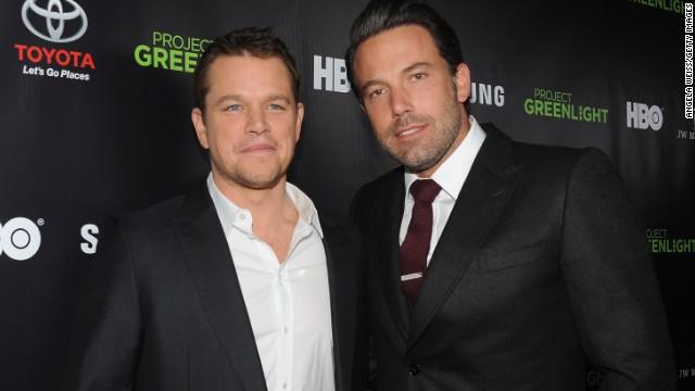 CNN's tweet photo. Ben Affleck let the cat out of the bag: Matt Damon will reprise his role as Jason Bourne. http://t.co/b1fJsCHYIE http://t.co/iiep0ZKd4o