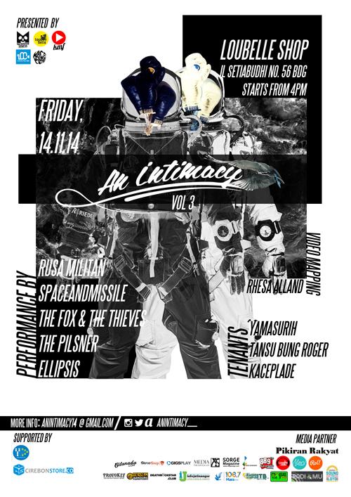 14 Nov: An Intimacy Vol. 3 at <a href="/LoubelleShop/">loubelleshop_</a> | <a href="/spaceandmissile/">SuperSpaces</a> <a href="/rusamilitan/">rusamilitan</a>  <a href="/ThePilsners/">THE PILSNER</a> Etc ow.ly/E2pVm