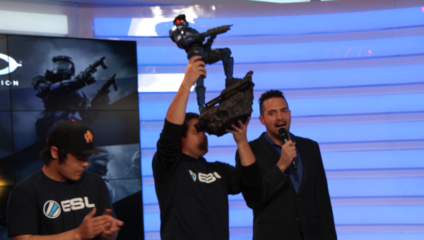 Halo's tweet photo. Congratulations to Believe the Hype for winning the Launch Invitational! Enjoy that trophy @LxthuL! #Halo http://t.co/uVjnWrhS79