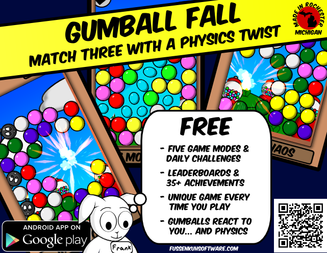 FussenKuh's tweet photo. Still a bit 'o time before #TheWalkingDead. Kill it with #GumballFall http://t.co/73r96hfOY8 #alldev #gamedev #match3 http://t.co/5DXhQkttLJ