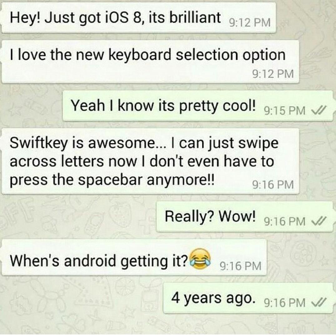 christuckett_'s tweet photo. Lmao I can't get over thisππ #androidbetter #AndroidLollipop #applesucks #Samsung http://t.co/iBBDZZdbx0