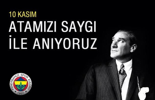 Fenerbahce's tweet photo. ATAMIZI SAYGI İLE ANIYORUZ http://t.co/Uik2Td61nA