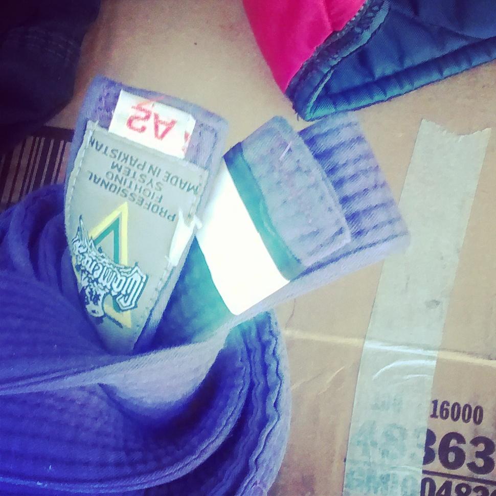DimitreIvy's tweet photo. Just got a strip on my purple belt #jitzslife #grappler http://t.co/61vHPOrIwQ
