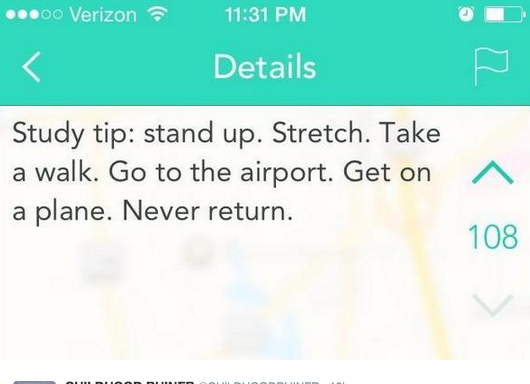 CauseWereGuys's tweet photo. Best college studying tip http://t.co/cZbAK2XRtK