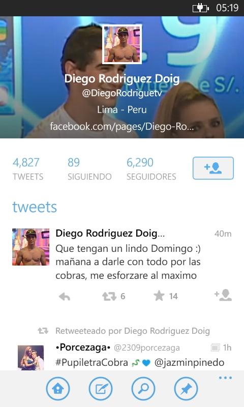 DiegoRDoig's tweet photo. Chicos esta cuenta de twitter es falsose hace pasar por mi 😠 denuncien por favor RT http://t.co/wV78Sz9Tk8