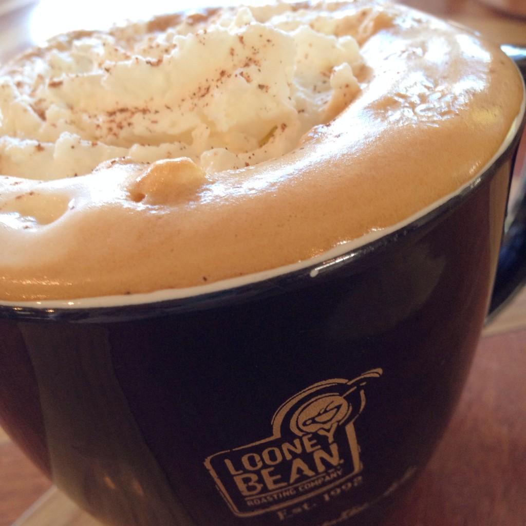 SeenEUGENE's tweet photo. In @BendOregon real pumpkin spice latte @looneybean http://t.co/Al1emb7n1l