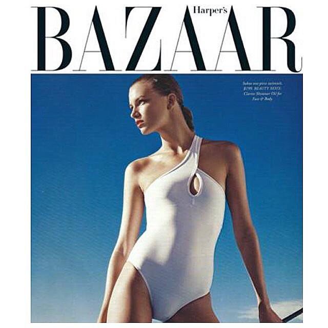 Featured in this months <a href="/BAZAARAustralia/">Harper's BAZAAR</a> #suboo white keyhole one piece. #australianfashion #australianswim