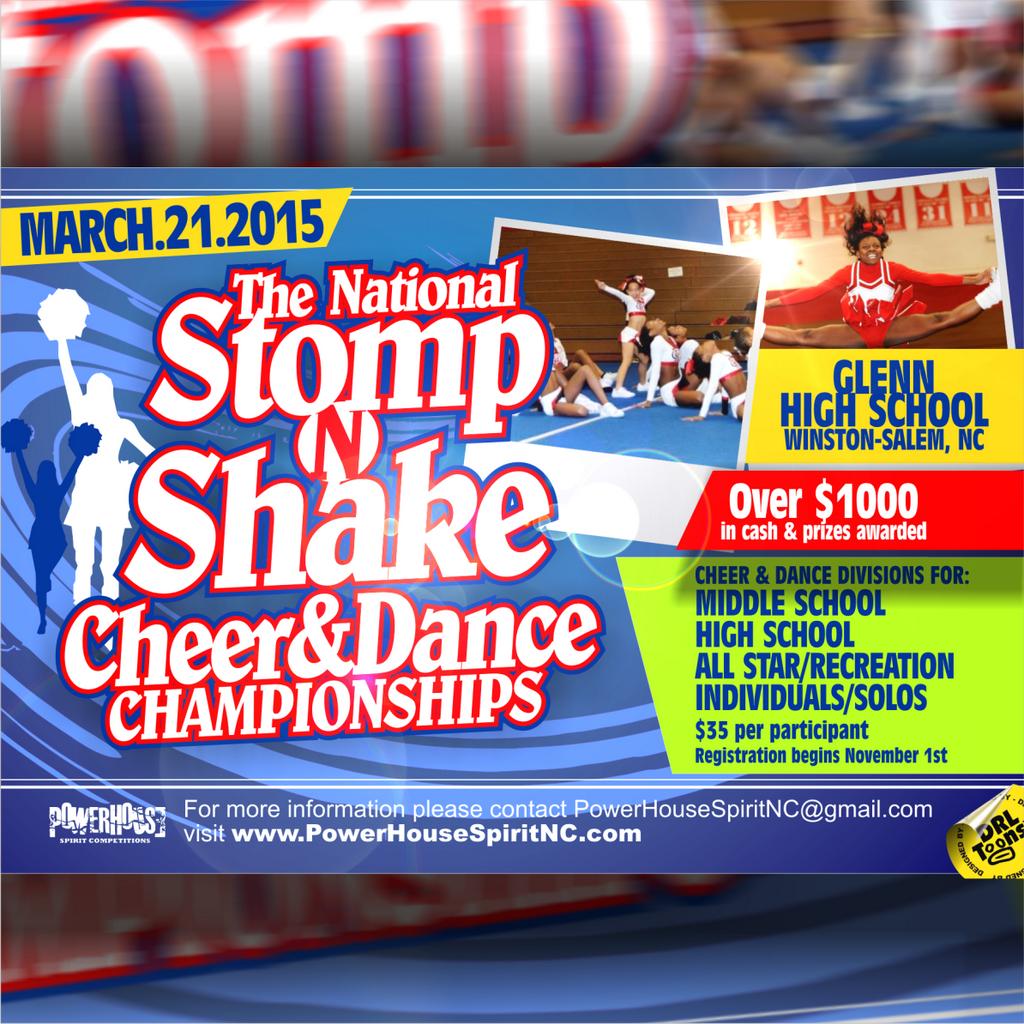 NCSSCC's tweet photo. Who's Ready??? #StompNShake #PowerhouseSpirit #Cheer&amp;Dance #WSSUCheerAlumni #2015 http://t.co/uakfNVko0P