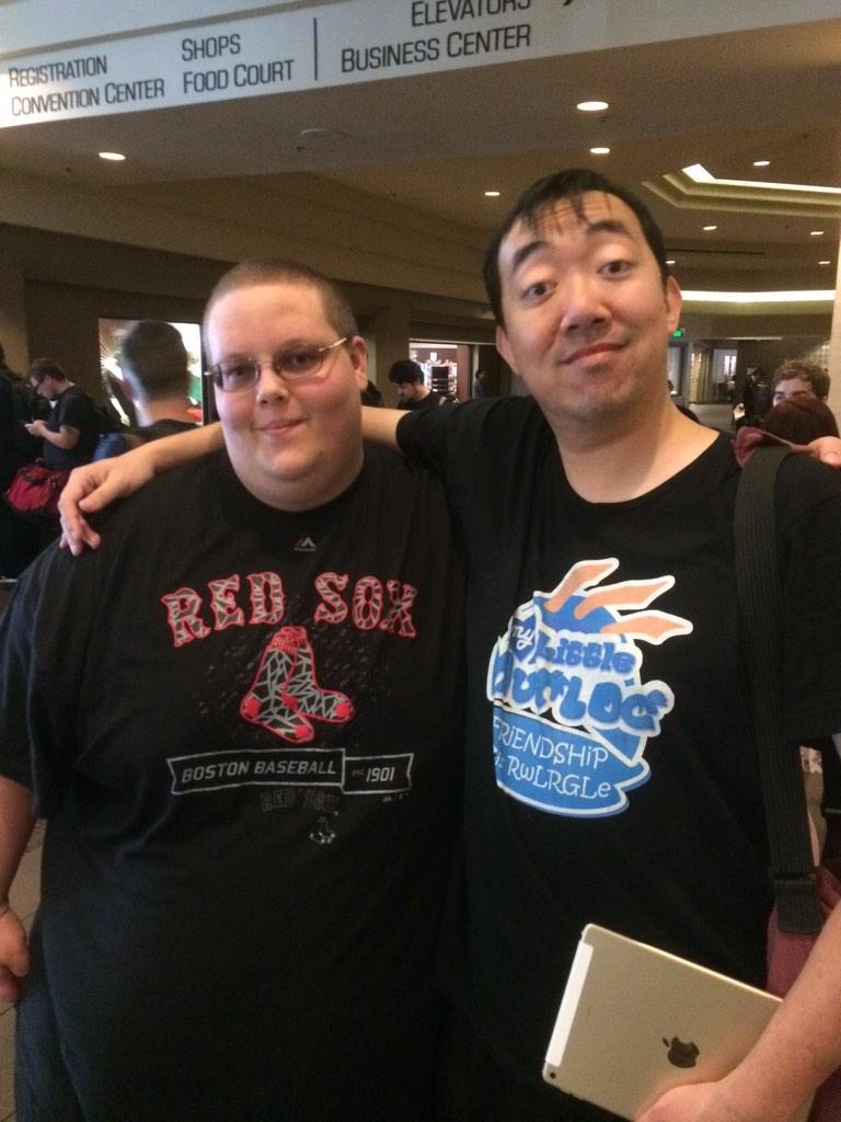 HomebrewedDwarf's tweet image. Late #BlizzCon2014 picture with @Kithrak_ / @Rygarius