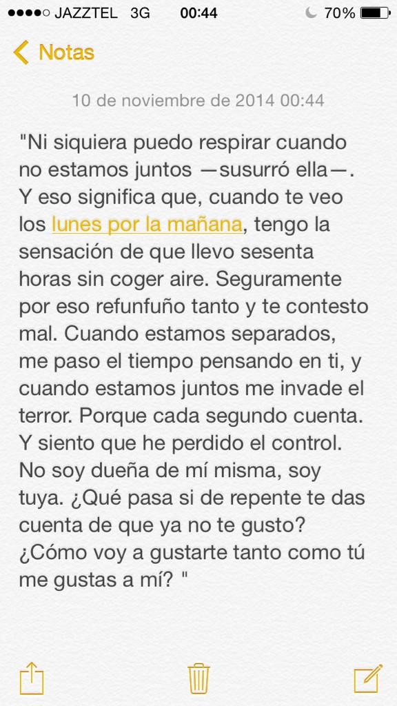 irenibee's tweet image. "Ni siquiera puedo respirar cuando no estamos juntos —susurró ella—"