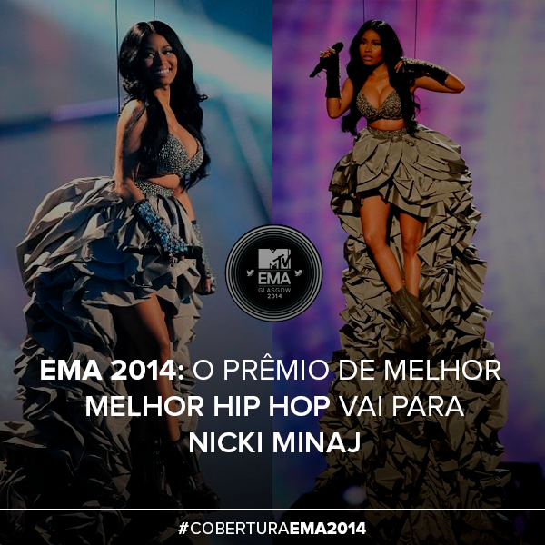 Jhessywhite's tweet photo. PARABÉNS NICKI MINAJ
#EMA #EMA2014 #EMATV #EMABiggestFansNicki http://t.co/Q9hJ1b0uC8