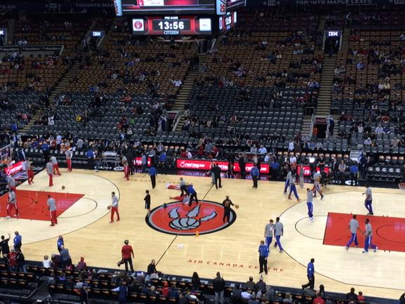 bradcicero's tweet photo. Countdown to tipoff @Raptors #WeTheNorth http://t.co/5MZFL1SC8X