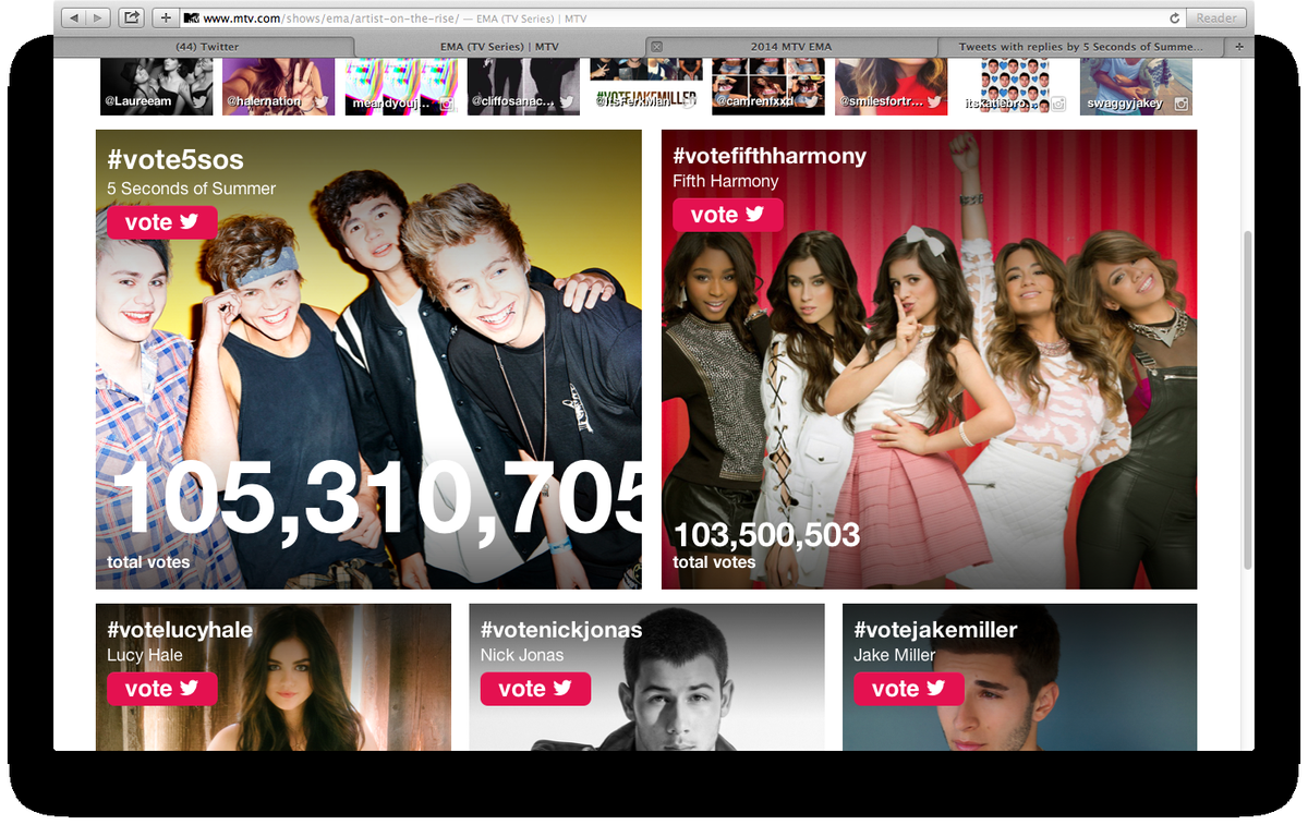 5SOS_Journals's tweet photo. We're 200K from a 2M voting lead c'mon 5sos fam lets do thisss -kaylie #vote5sos http://t.co/VQb3B7R4Th
