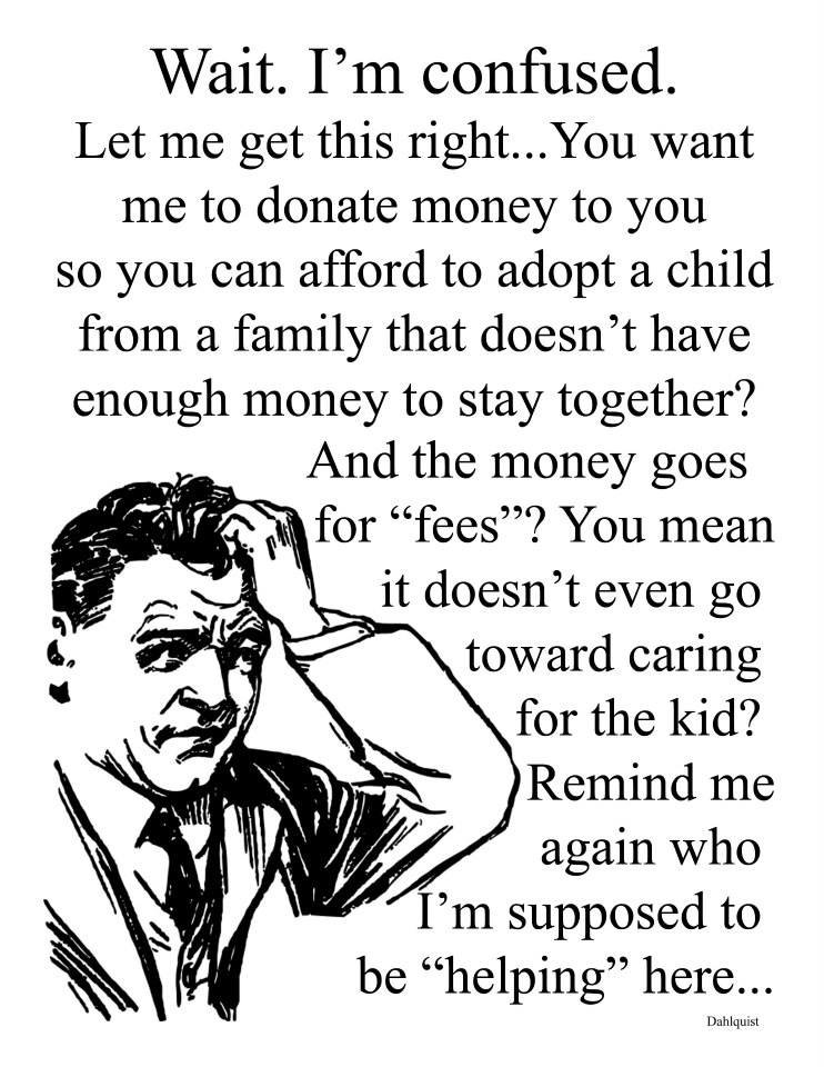 NYAdoptEquality's tweet photo. @mothermade Funding is for Professional Fees - not a penny goes to caring for the child. #FliptheScript #NAAM2014 http://t.co/n4XPFpbEY2