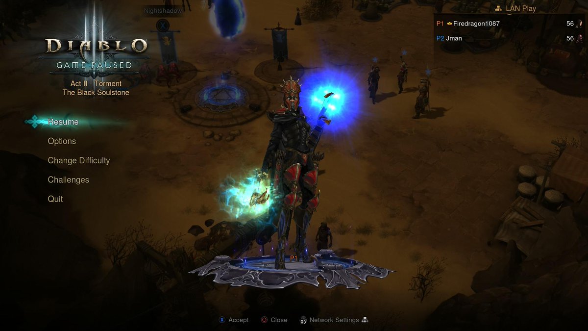 Firedragon1087's tweet photo. My Demon Hunter is looking badass! #Diablo3 #UltimateEvilEdition #ReaperOfSouls #PS4share http://t.co/R0wZbvDO2q