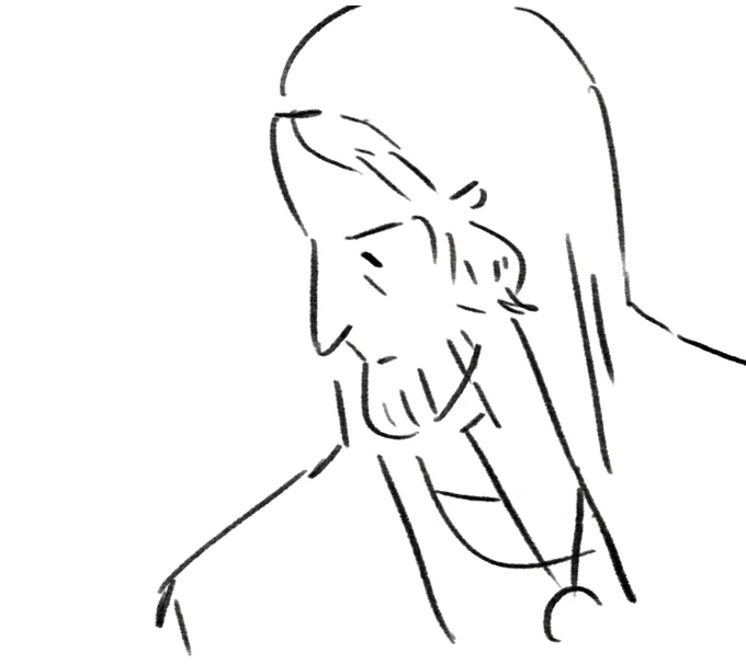 oh, I just found a year old sketch I made of elliot, hiding in my messy folders 