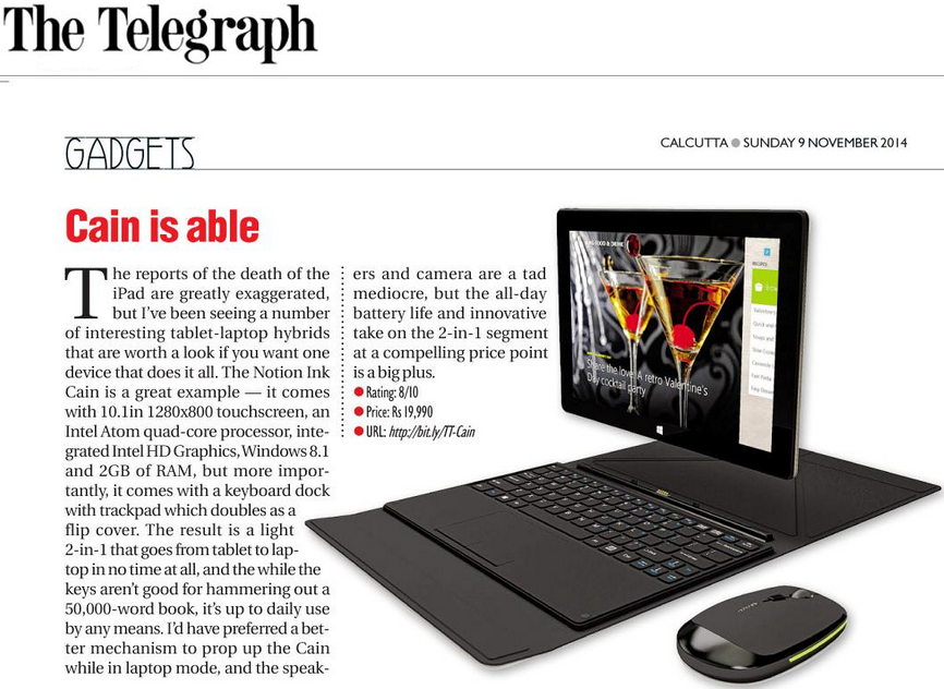 notionink's tweet photo. #notionink Cain is able! - The Telegraph: http://t.co/jeUN2soVHk http://t.co/GR0NKWII4v