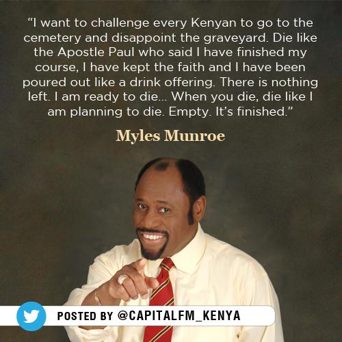 CapitalFMKenya's tweet image. Sleep Well Dr. Myles Munroe goo.gl/IB48Rq