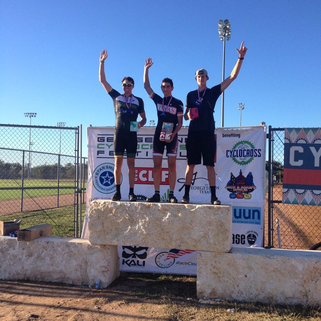 BaylorCycling's tweet photo. Not a bad weekend for the ol' #BaylorCycling boys #GeorgetownCX @Dichotomy_CS @OutdoorWaco @PowerBar http://t.co/ooPaYaQmPR