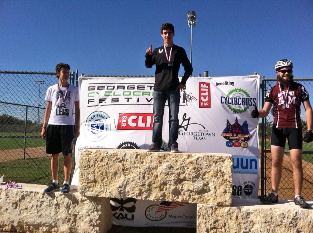 BaylorCycling's tweet photo. Not a bad weekend for the ol' #BaylorCycling boys #GeorgetownCX @Dichotomy_CS @OutdoorWaco @PowerBar http://t.co/ooPaYaQmPR