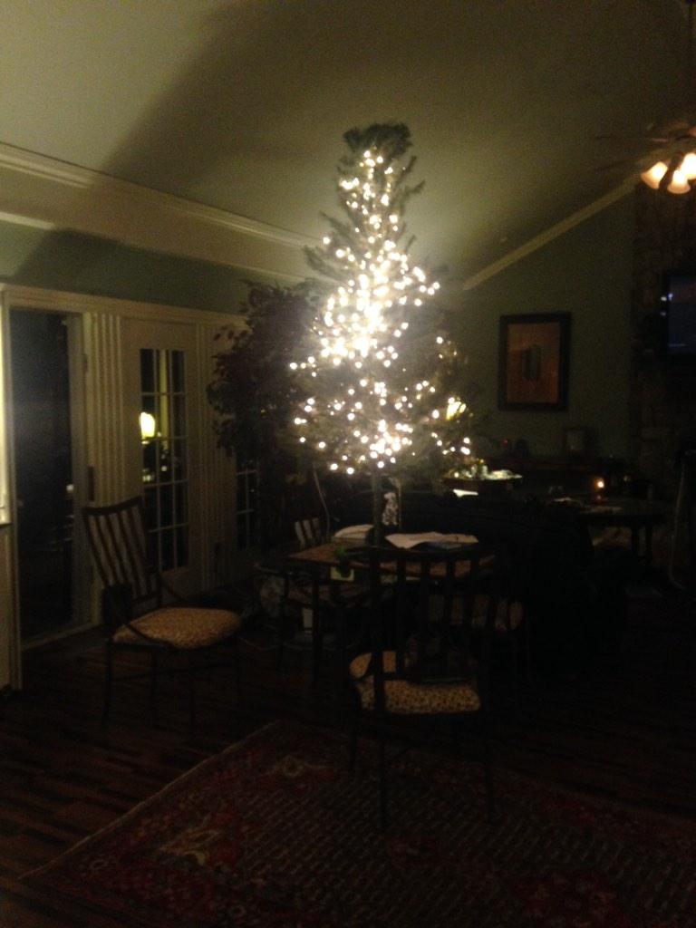 NotElijah's tweet photo. The Robinson's sure do know how to decorate. #SuchFestive #MuchChristmas http://t.co/6KLxG9QDGD