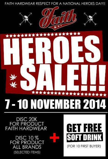 FaithHardwear's tweet image. HARI TERAHIR sob..!!!!
FAITH HARDWEAR HEROES SALE..!!!!
At jl.raya manyar no.50 surabaya
Langsung sikat sob..!!!
