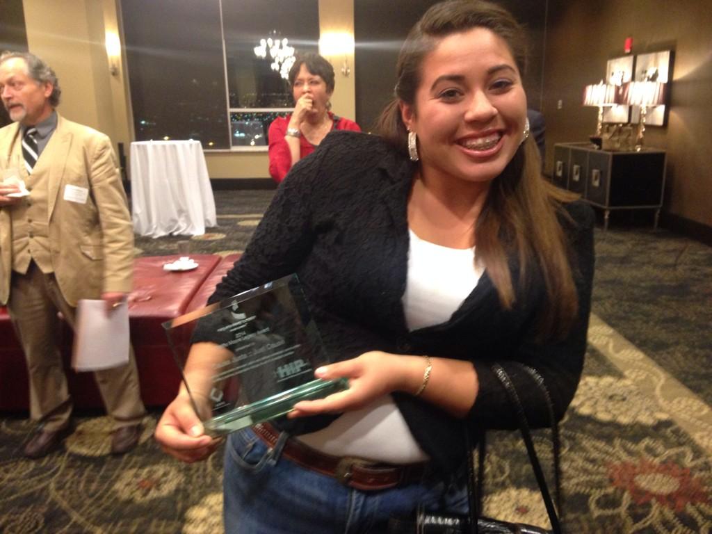 CausaJusta1's tweet photo. #BlacknBrownUnity Award! Thanks @CaseyGrants! Congrats to all our members whose bravery is the engine of change! http://t.co/rVacATQCmY