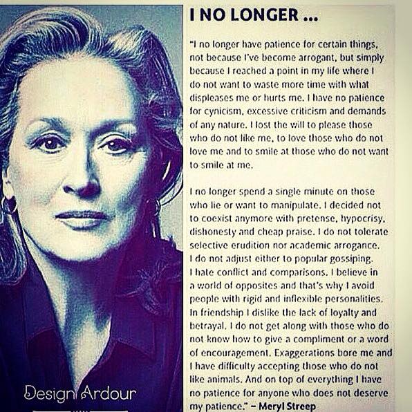 Everything about this Meryl. Yes.