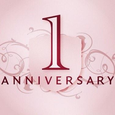 Today marks a year since we opened for business! We thank you all for bringing us success and encouragement.