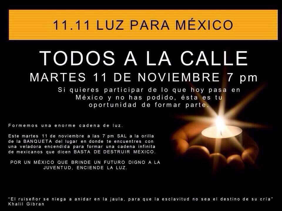 infolliteras's tweet image. Todos a la calle el 11 de noviembre #Ayotzinapa #YaMeCanse #AyotzinapaFueElEstado #ayotzinapasomostodos internacional