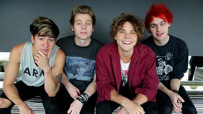dailytelegraph's tweet photo. Hottest Aussie boy band @5SOS clean up at the @MTVEurope Music Awards http://t.co/nWusECNsi8 #5SOSAttack http://t.co/3AvbrTXaAd