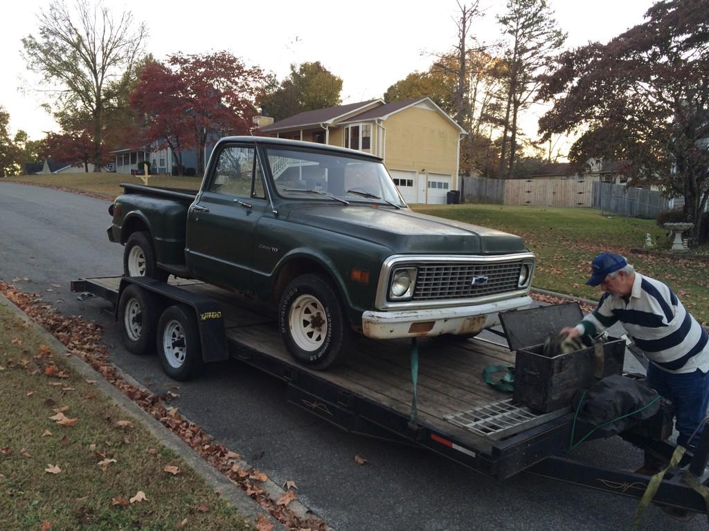 junkyardlife's tweet image. Watched as my #1972c10 was loaded up and hauled away. #MoneyTalks