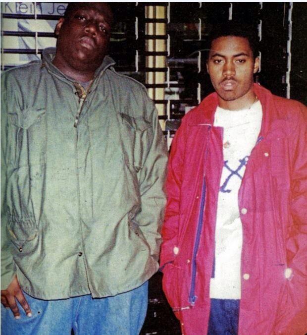 B.I.G and <a href="/Nas/">Nasir Jones</a> .. Throwback