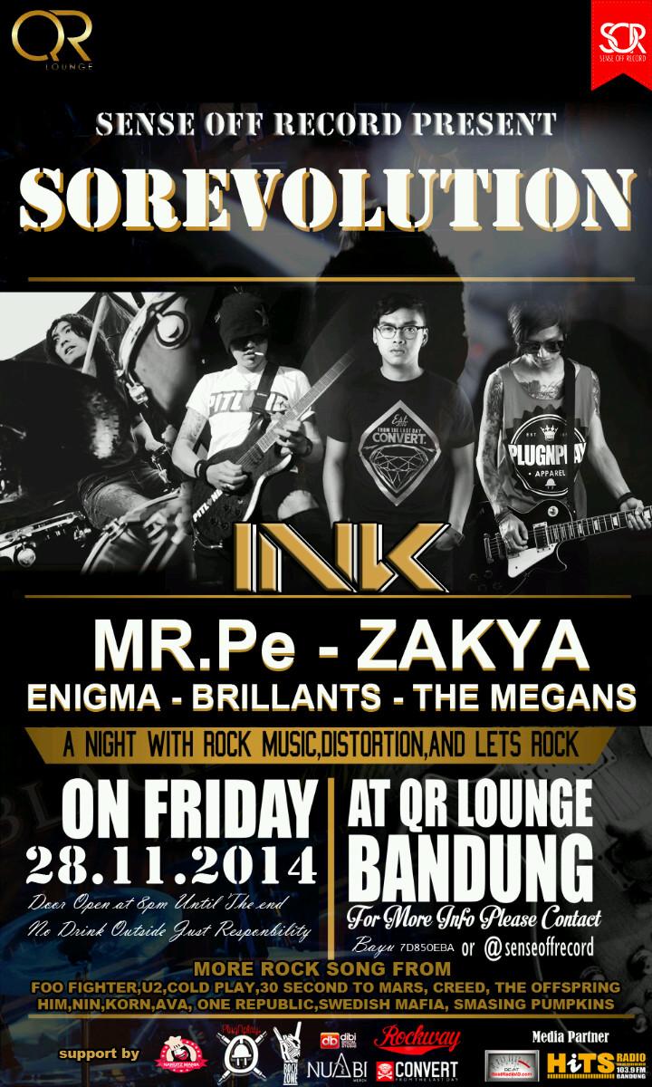 Jum'at, 281114 #SORevolution at <a href="/QRlounge/">QR Lounge</a> Bdg | 7pm-end | FREE | Be there SORpeople! <a href="/MRPe_ID/">MR.Pë the Band</a> <a href="/Indie_bicara/">Indie Bicara</a>