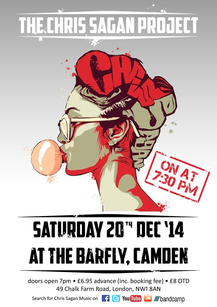Hot_Vox's tweet photo. Dec 20th @TheBarflyHQ with @ChrisSagan #live #camden #gigs #london #newmusic http://t.co/DNvU6wvFnP