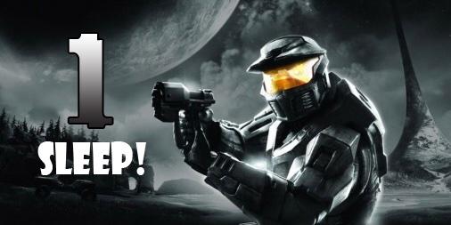 haloathon's tweet photo. *not applicable if you are attending a midnight launch!  Not long to go! http://t.co/OEySynRDzh