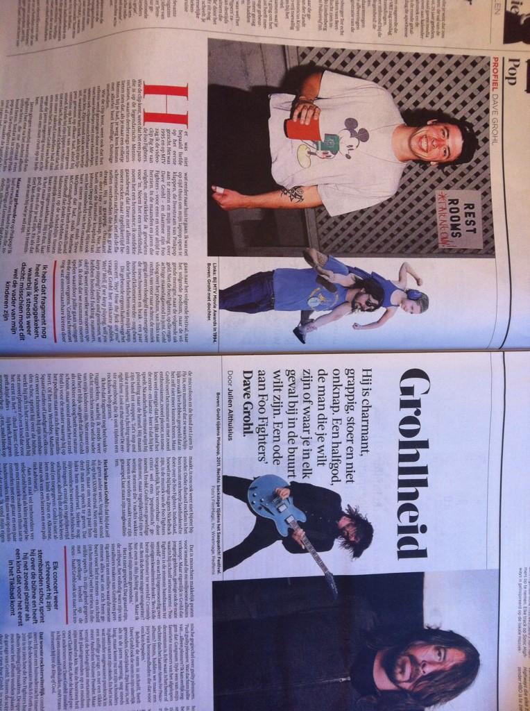 Wakker worden met woorden van <a href="/julienalt/">Julie Nallet</a> over grote liefde Dave Grohl is het beste kado van de maandag ochtend. Ooit.