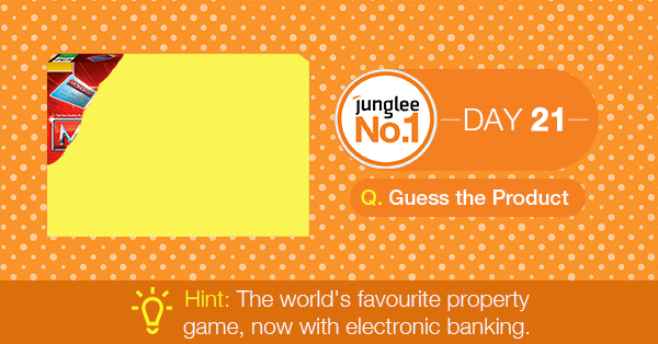 Amazon_Used's tweet photo. Do you have it in you to be the #JungleeNo1? Show it by guessing the product! #Day21 #ContestAlert #Contest http://t.co/cobywzop9b