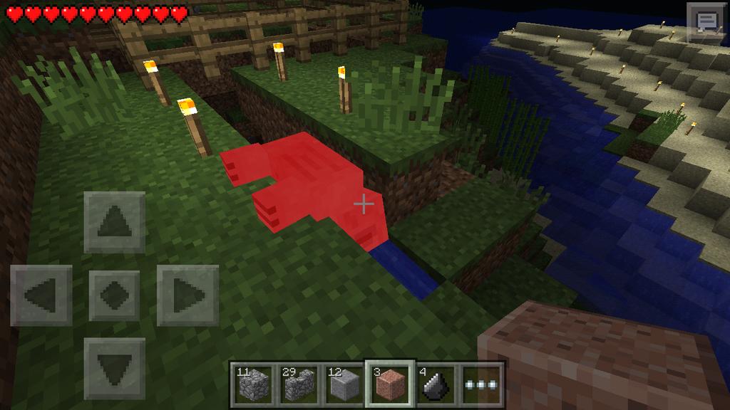 Hageinc's tweet photo. ブタ君は
かわいい一面とバグで恐ろし���一面を見せてくれました
#Minecraft http://t.co/HKm7glsGci