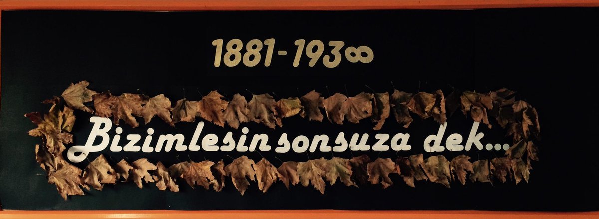 Ulu Önderimiz  Mustafa Kemal Atatürk'ü saygı ve özlemle anıyoruz...