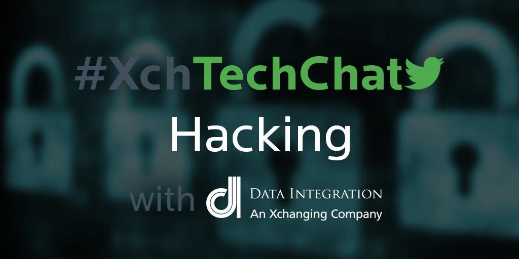 FloraBusby's tweet image. The #XchTechChat by @XchTechnology has been hacked this morning.... by cyber security experts @Data_Int_UK 11am GMT