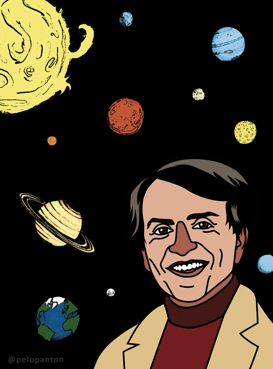 pelopanton's tweet image. ...sin imaginación no vamos a ninguna parte #CarlSaganDay #CarlSagan #DivulgaCiencia ...sin ciencia no hay futuro